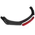 thumbnail image 5 of Universal Car Front Bumper Lip Spoiler Splitter Body Kits 2 Layer Carbon Fiber, 5 of 5