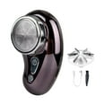 thumbnail image 4 of BELOVING Mini Shave Easy to Use New Lightweight Beard Trimmer for Office Home Travel violet, 4 of 10