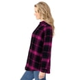 thumbnail image 2 of Woman Within Plus Size Classic Flannel Shirt, 2 of 6