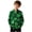 Green1, variant on Boys Button down Shirt St.Patrick's Day Graphic Print Long Sleeve Loose Collared Tops School Party 3-16Years