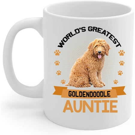 

World s Greatest Fawn English Mastiff Dog Auntie Gifts For Aunt Funny Coffee Mug White Ceramic Tea Cup 11oz Puppy Owner Gifts