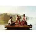 thumbnail image 1 of 24x36 gallery poster, Boatmen on the Missouri, 1846 by George Caleb Bingham, 1 of 1