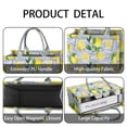 thumbnail image 4 of Large Capacity Tote Bag,Yellow Lemon Fruit Tiles Blue Pattern Handbag Fashion Luxury Tote Bag,15.7"x13"x 5.1" Inches,Laptop Compatible, 4 of 6