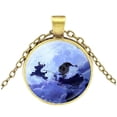 thumbnail image 2 of Fiudx Collar Antiguo, Elegante Colgante de Aleación, Amuleto Navideño Multicolor, Ideal Como Regalo, Accesorio de Moda para Mujer, Altura 2,7 Cm, Ancho 3,7 Cm, Empaque Independiente., 2 of 3