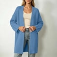 thumbnail image 3 of Long Plus Size Cardigan Sweaters for Women Trendy Loose Knit Sweater Jacket Long Sleeved Top, 3 of 8