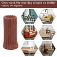 thumbnail image 4 of YIWUMI Non-slip Knitted Furniture Chair Leg Sock Protection, Knitted Elastic Furniture Socks Chair Leg Cover Table Leg Floor Protection, Double Thickness, Suitable For Square Chair Feet, 4 of 6