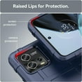 thumbnail image 6 of Slim Fit Phone Case for Motorola Moto G72, Rugged Shield Phone Case with Military Grade Shockproof Protection and Camera Lens Protection Cover for Moto G72, HD Blue, 6 of 8