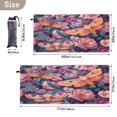 thumbnail image 4 of Quick-Dry Beach Towel 71x31in with Storage Bag, Sand Free Microfiber Towel for Travel, Swimming, Camping Colorful Flowers and Moths, 4 of 9
