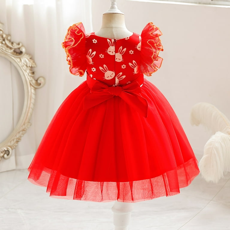 Big girls shop red dress