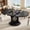 Black, variant on Laisnet 59" Extendable Dining Table for 8, Modern Wood Dinner Table for Kitchen Dining Room, Storage Space, Black