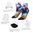 thumbnail image 5 of Lsque Scooby-Doo Printed Crew Socks, Moisture-Wicking Socks, Athletic Socks for Men Breathable Cushion Socks Casual Sport Socks for Running Traveling, 5 of 6