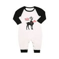 thumbnail image 2 of Family Matching Pajamas Set, Christmas Reindeer Raglan Tops and Plaid Trousers, 2 of 7