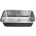 thumbnail image 3 of Wells Sinkware  Craftsmen Series 30-inch 18-gauge Undermount Single Bowl Stainless Steel Kitchen Sink Package, 3 of 5