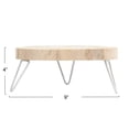 thumbnail image 2 of Creative Co-Op Decorative Paulownia Wood Pedestal, Natural, 2 of 6