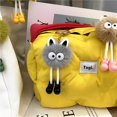 thumbnail image 1 of Llavero de dibujos animados Ormromra muñeco de peluche muñeca pequeña bola de carbón bolsa colgante llavero de coche accesorios pequeños regalos, 1 of 6