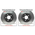 thumbnail image 4 of Detroit Axle - Complete FRONT & REAR Brake Kit Rotors & Ceramic Brake Kit Pads w/Hardware for 2001 2002 2003 2004 2005 2006 2007 Toyota Sequoia, 4 of 11