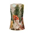 thumbnail image 5 of Lsque Holiday Christmas Stars Printed Workout Tank Tops for Women, Athletic Sports Tank Tops, Compression Sleeveless Dry Fit Shirts,Sleeveless Yoga Shirt-Large, 5 of 9