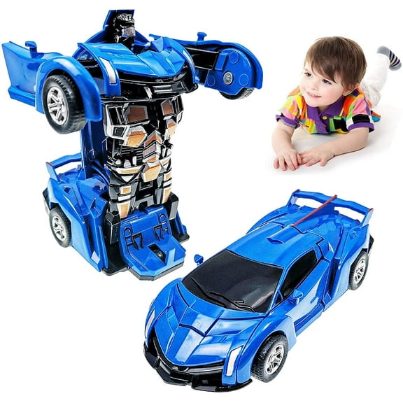 Toy Cars , Transforming Toys Cars for 3 Year Old Boys and Toddlers, Robot Cars Toys for 4 Year Old Boys Birthday Gifts for 2 3 4 5 6 7 Years Kids Girl Boys
