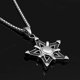 thumbnail image 4 of Fashion Korean Style Online Red Five-Pointed Star Pearl Chain Stainless Steel Men s Pendant Titanium Steel Necklace Pendant, 4 of 5