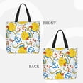 thumbnail image 3 of Naloa Ducks and Anchors Tote Bag for Women, Foldable Tote Bag With Zipper, Large Shoulder Bag, Top Handle Handbag for Travel, Work, Shopping, 3 of 9