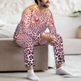 thumbnail image 7 of Wukai Leopard Skins And Heads Men's Hawaiian Shirt Short Sleeve Casual Button Down Summer Beach Aloha Shirt -XX-Large, 7 of 7