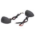thumbnail image 4 of Motorbike Blinker Lamp, 3 Wires Shockproof Motorcycle Turn Signal Light Pair Grill Cover  For Replacing, 4 of 8