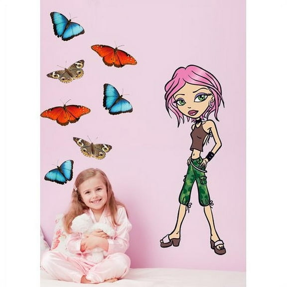 Wallhogs Punk Brat Cutout Wall Decal
