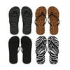 Womens Summer Fashion Beach Flip Flops Thong Flat Sandals Slipper Girls Shoes Indoor Slippers / Home Shoes