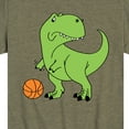 thumbnail image 3 of Instant Message - Trex Basketball - Toddler & Youth Short Sleeve Graphic T-Shirt, 3 of 6