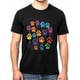 thumbnail image 5 of Men's T-Shirt,Short Sleeve Tee Shirt Casual Tops Colorful Dog Paw Print Crew Neck T Shirts for Men, 5 of 8
