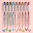 thumbnail image 1 of Amdohai 9 Color Gel Pens Set 0.5mm Pen Lead Colored Pens Retractable Gel Ink Pens Art Supplies for Children Adults Coloring Books Drawing Painting Writing Journaling, 1 of 8