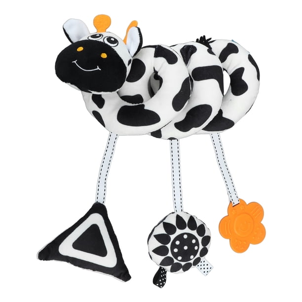 Juguete en Espiral para Cochecito Juguete de Felpa en Espiral Blanco y Negro para bebé Recién Nacido Asiento de Coche de Animales de Dibujos Animados Juguete Colgante con ANGGREK Otros