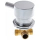 thumbnail image 1 of Mezclador de ducha de latón para duchas, válvula desviadora de agua caliente y fría con temperatura ajustable por el usuario, ideal para plomería del hogar y renovaciones de baños, 1 of 4