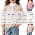 thumbnail image 3 of Xdegoge Girls Cardigan Sweaters Crewneck Long Puff Sleeve Open Front Knit Outerwear Cute Fall Winter Chunky Sweater Tops Warm Casual Knitwear for Kids School Wear, 3 of 6