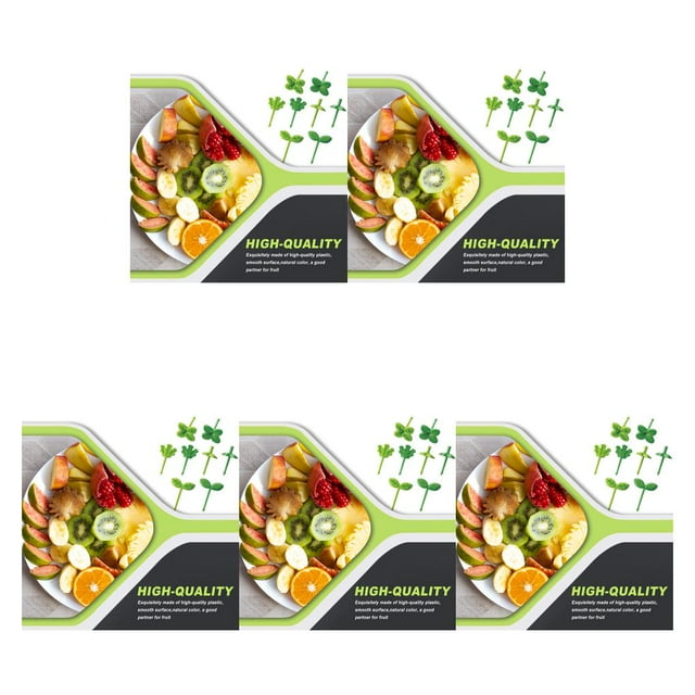 Wosthever Paquete de 8 tenedores de frutas de plástico para cocina, pastel, aperitivos, palillos para buffet, suministro de palillos de para Type2 Wosthever CBP141866