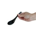 thumbnail image 6 of Chef 101 Black Plastic Asian Soup Spoon - 6 1/2" x 1 3/4" x 3 1/4" - 1000 count box, 6 of 10