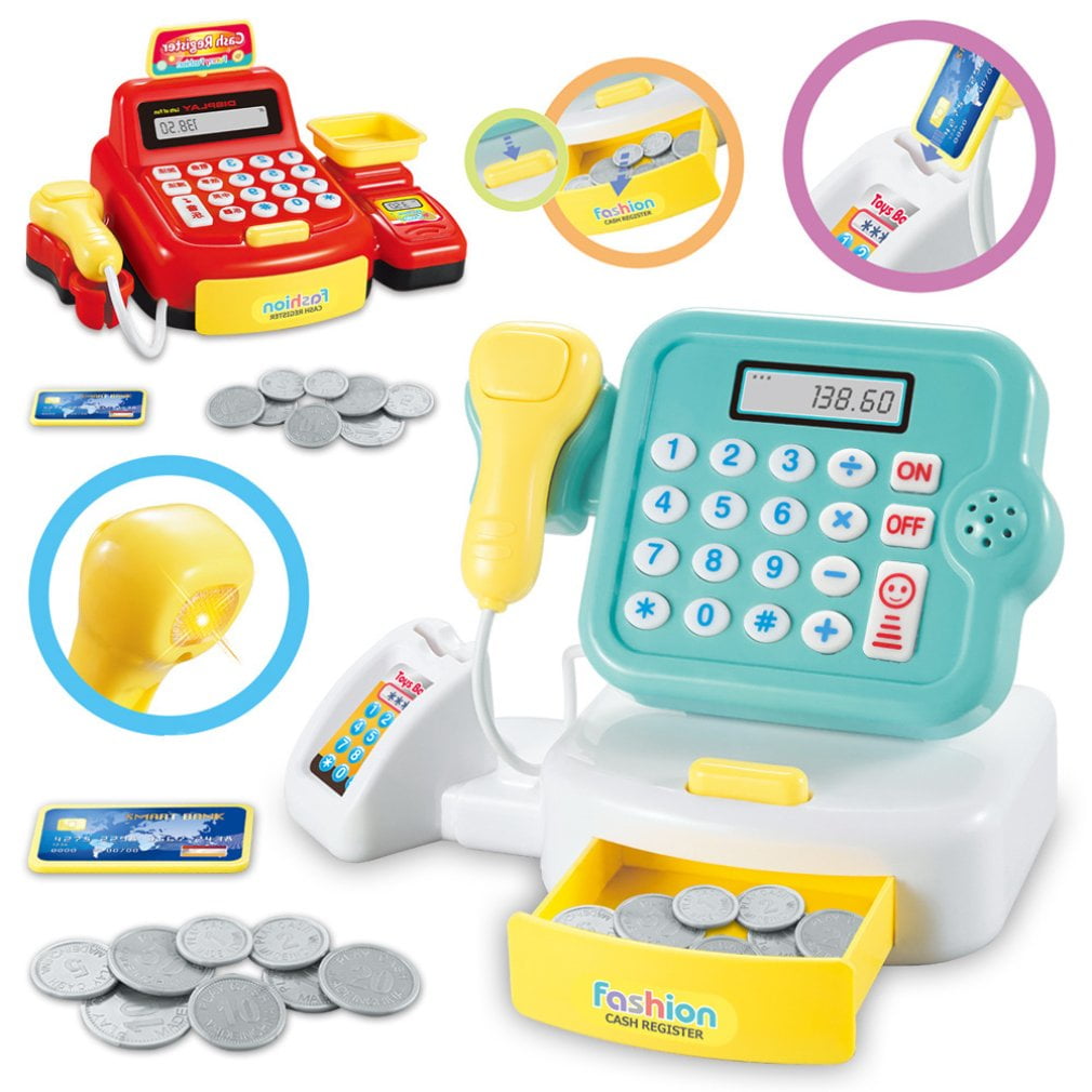 Children'S Home Toys Mini Supermarket Cashier Toys Calculate Girls