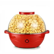HonestMatter Stir Crazy Popcorn Popper, Electric Popcorn Machine, Stirring Popcorn Machine, Automatic Mixing Machine For Families, Red 110V