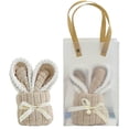 thumbnail image 1 of Soft Coral Fleece Towel with Rabbit Design for Quick Drying in Home Environ, 1 of 8