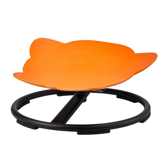 Elephant Kids Swivel Chair 220 lbs 360° Spinning Sensory Toy with Non-Slip Base for Autistic Children Balance & Coordination Orange