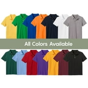 GBH Boys School Uniform Short Sleeve Pique Polo Shirt (Little Boys & Big Boys)