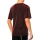 thumbnail image 3 of Camisetas de malla transparente Inspire Chic para hombres, camiseta de manga corta, camiseta brillante con purpurina metálica, XL roja, 3 of 5