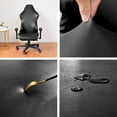 thumbnail image 4 of Housse de Chaise en PU Élastique Imperméable et Résistante aux Égratignures avec Protection Anti-Égratignures de Chat - Design Moderne Minimaliste Uni Rouge Vin pour Fauteuils de Bureau, de Jeu Ou de Café - Ajustement Serré Sécuritaire, Facile à, 4 of 6