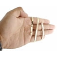 thumbnail image 6 of 10k Yellow Gold Solid Necklace Silky Herringbone 5mm Chain 22 Inches New, 6 of 6