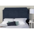 thumbnail image 5 of Leffler Home Manor Belgrave King Upholstered Bed with Rails and Footboard Navy, 5 of 5