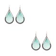 thumbnail image 3 of Guardurnaity 2 uds pendientes de gota de agua cadena colgante moderno Simple grande oreja larga alambre gancho pendiente joyería encanto mujeres Type6 NO6, 3 of 6