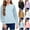Black, variant on Sentmoon Girls Pullover Patchwork Blouse Loose Fit Long Sleeve Crew Neck Tops Athletic Tee Shirt Clothes for Girls 4-12 Black 3-12T