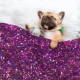 thumbnail image 3 of Yiaed Colourful Glitter Print Dog Blankets-Cat Blanket Washable for Couch Protection,Puppy Blanket, Soft Plush Reversible Throw Furniture Protector-Medium, 3 of 8