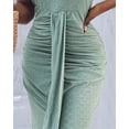thumbnail image 6 of CHICME Womens Dresses Sleeveless Keyhole Back Hollow Out A Line with Eyelet Embroidery & Side Slit Casual Dresses Green-M, 6 of 9