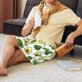 thumbnail image 2 of Daiia Avocado1 Mens Woven Stretch Pajama Short,Short Pajama Pants-4X-Large, 2 of 7